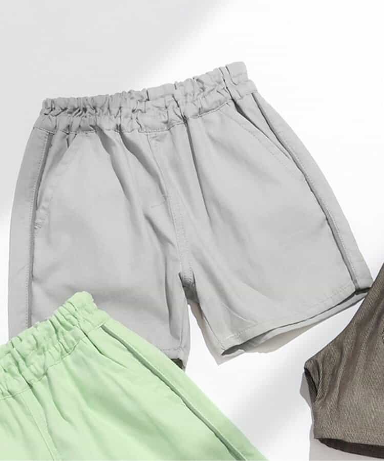 ★SALE★ミジンストライプカラーハーフパンツ  4分丈