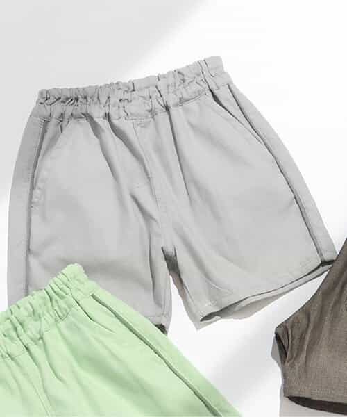 ★SALE★ミジンストライプカラーハーフパンツ  4分丈