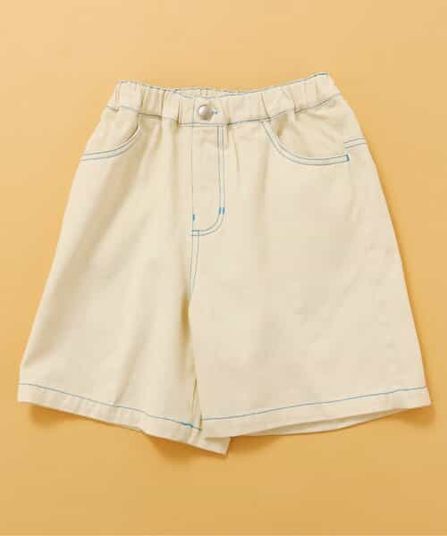 WEB限定  KUDOZ.B ステッチ配色ハーフパンツ