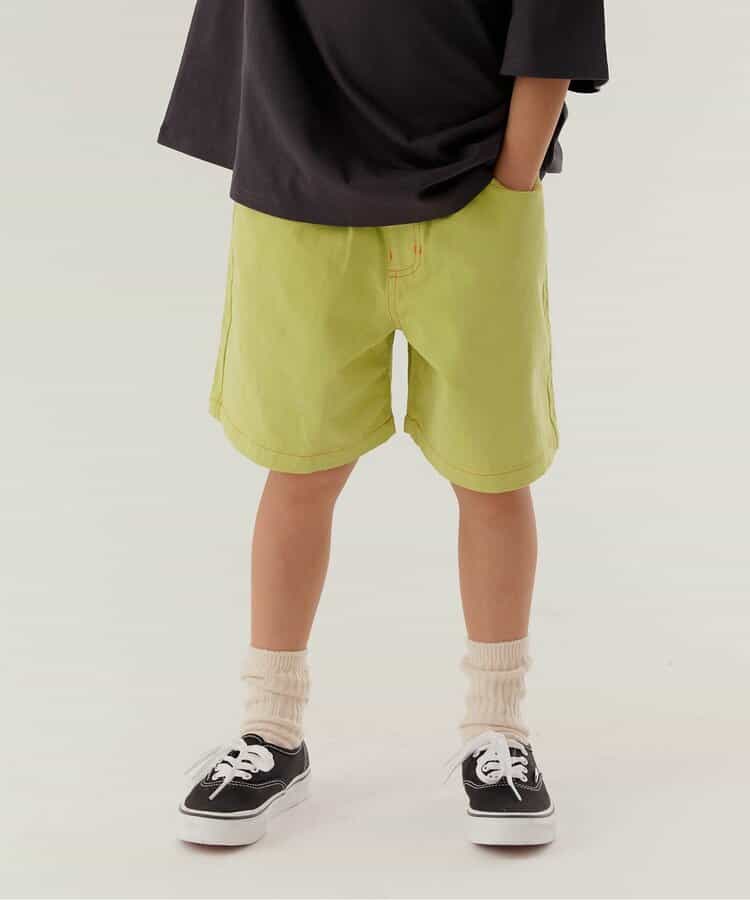 WEB限定  KUDOZ.B ステッチ配色ハーフパンツ