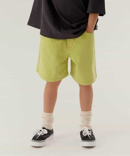 WEB限定  KUDOZ.B ステッチ配色ハーフパンツ