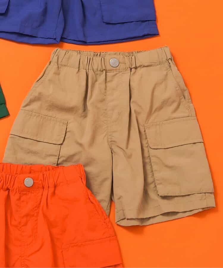 ★SALE★WEB限定 ナイロンアクティブカーゴハーフパンツ  6分丈