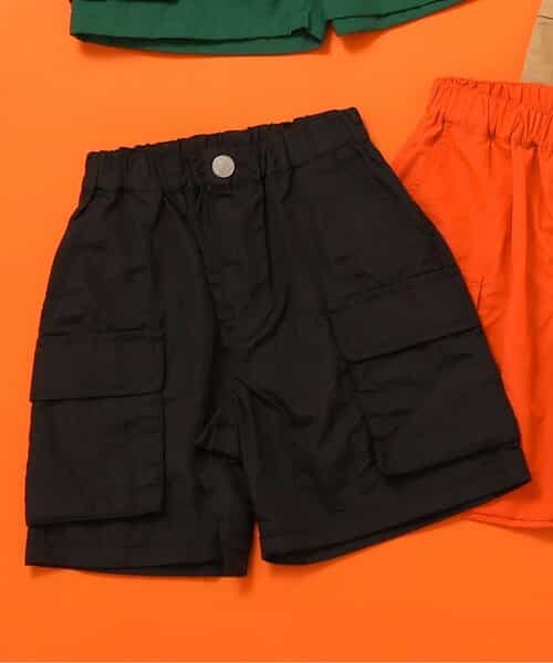 ★SALE★WEB限定 ナイロンアクティブカーゴハーフパンツ  6分丈
