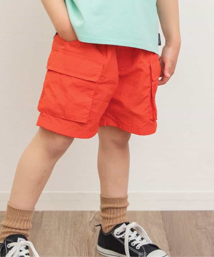 ★SALE★WEB限定 ナイロンアクティブカーゴハーフパンツ  6分丈