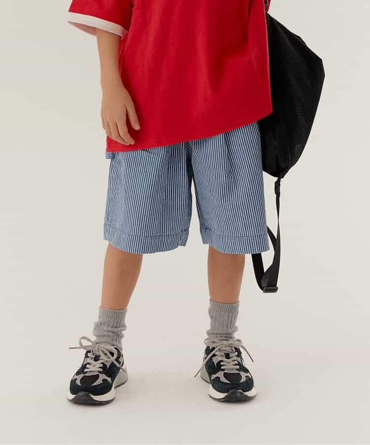 WEB限定  KUDOZ.B ボリュームタックデニムパンツ