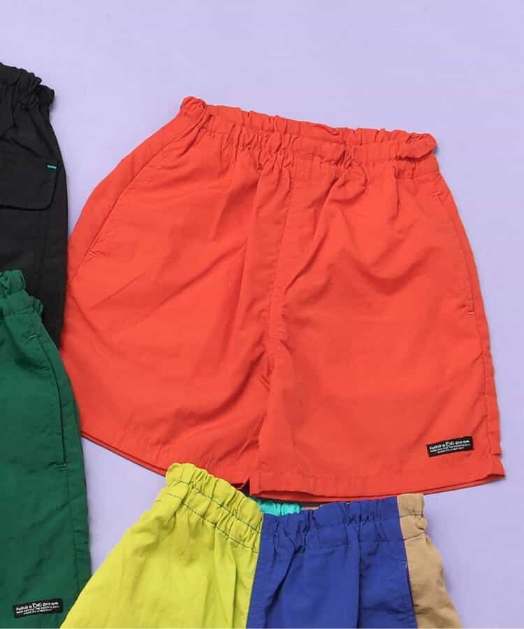 ★SALE★WEB限定 ナイロンアクティブハーフパンツ  4分丈