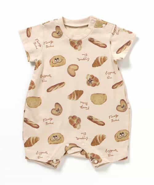 Bpop 総柄ロンパス