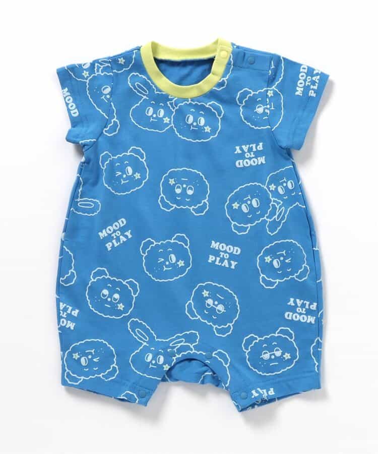 Bpop 総柄ロンパス