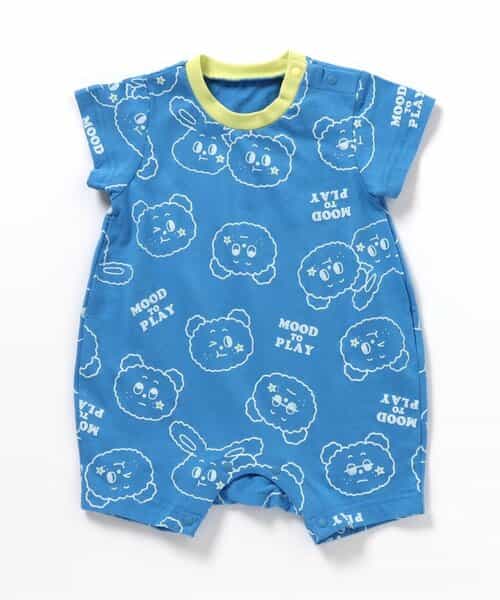 Bpop 総柄ロンパス