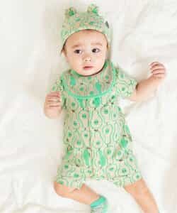 総柄ロンパス　マイファーストブリーズ