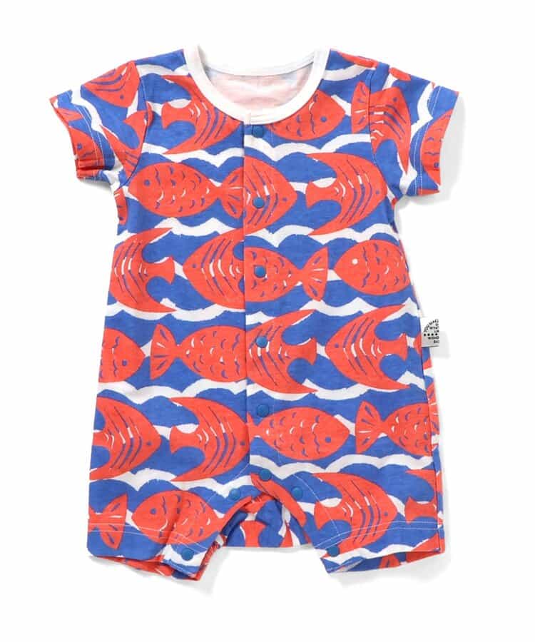 総柄ロンパス　マイファーストブリーズ