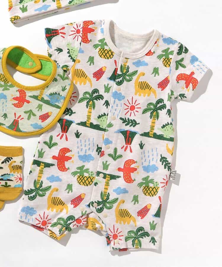 総柄ロンパス　マイファーストブリーズ