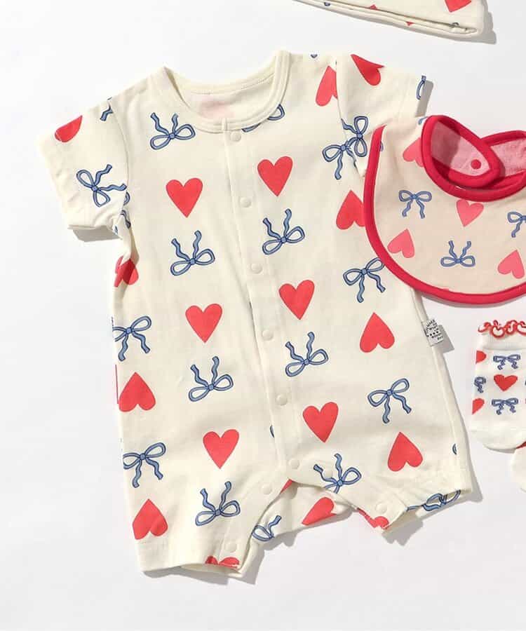 総柄ロンパス　マイファーストブリーズ