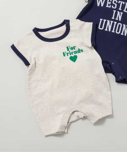 【リンク】リンガー配色2柄ロゴロンパス