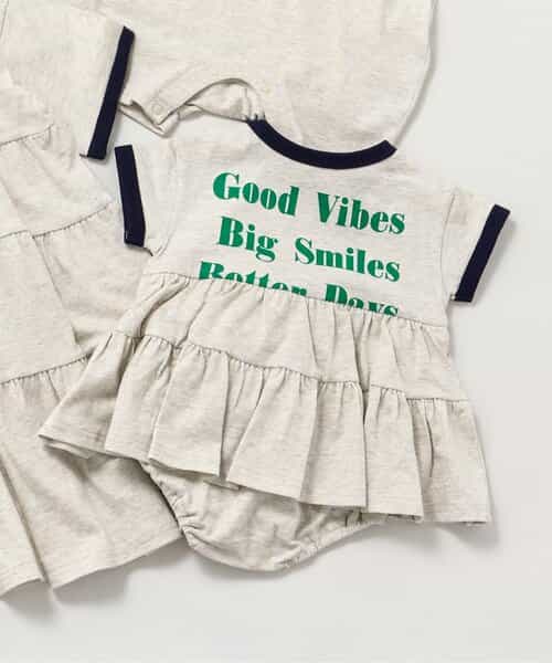 【リンク】リンガー配色2柄フリルボディオール