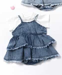 【リンク】デニムボディーオール＆Tシャツ_2点セット