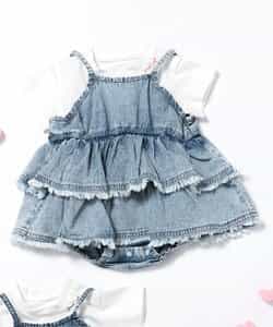 【リンク】デニムボディーオール＆Tシャツ_2点セット