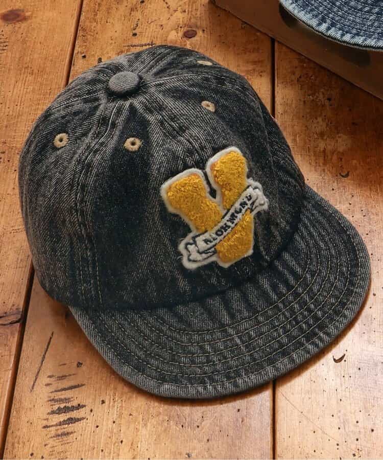 アメカジ風デニムキャップ_UVカット