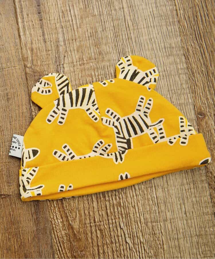 総柄耳付き帽子 マイファーストブリーズ