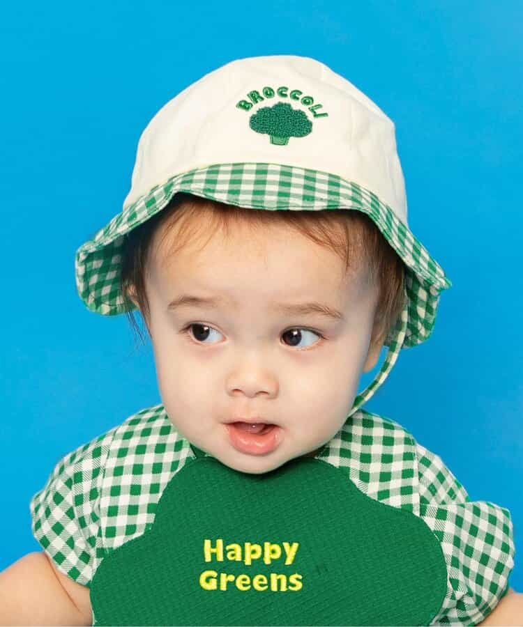 WAKUWAKU FARM おやさい帽子_UVカット