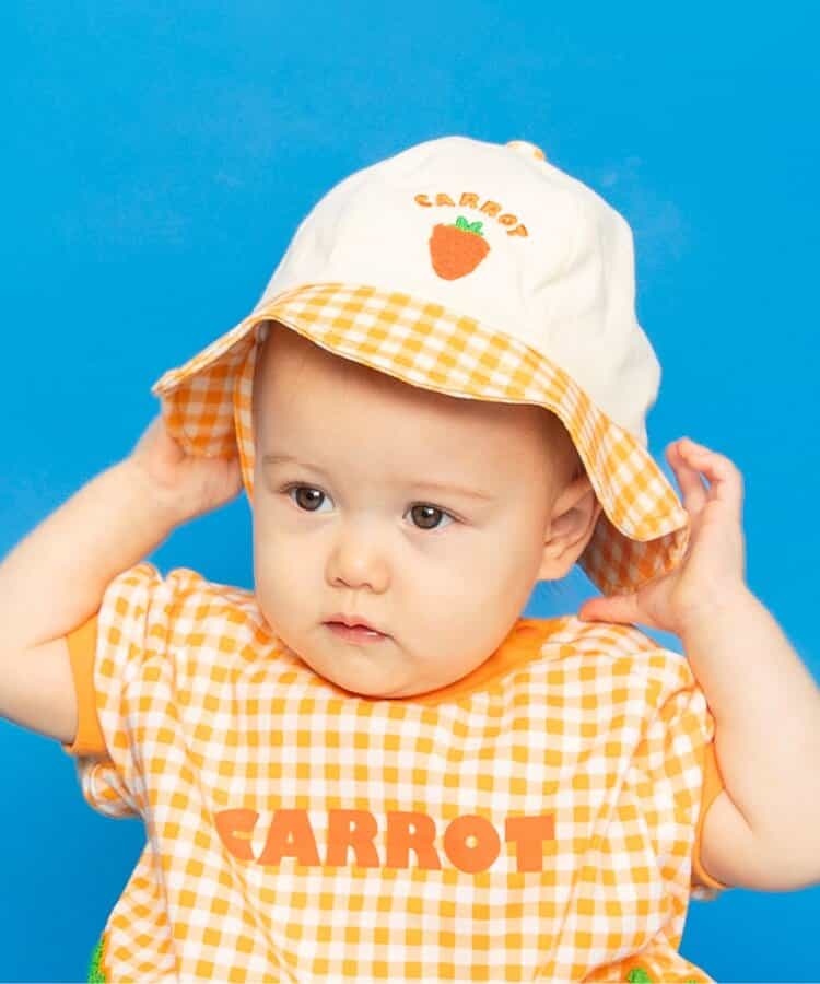 WAKUWAKU FARM おやさい帽子_UVカット