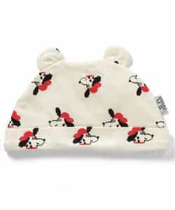 総柄耳付き帽子　マイファーストブリーズ