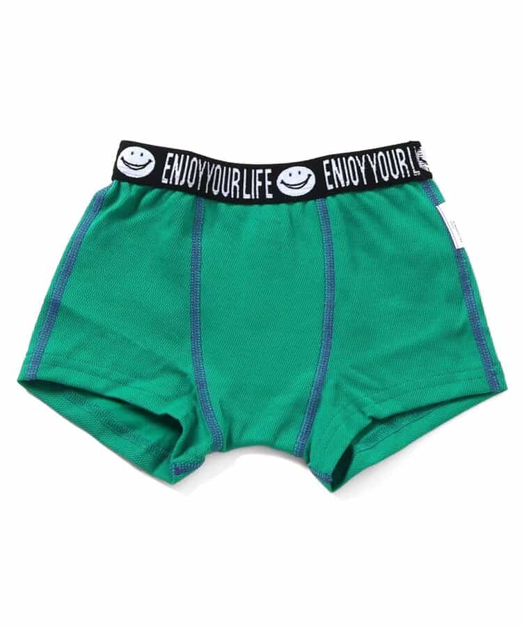 3P対象 ジャガードゴム メッシュ無地パンツ