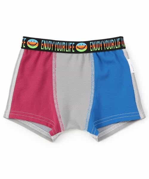 3P対象B ジャガードゴム メッシュ無地パンツ