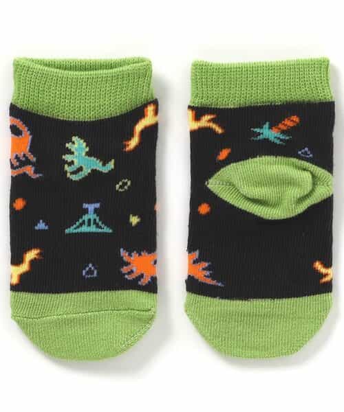 3P対象 BOYS総柄ベビーソックス　マイファーストブリーズ