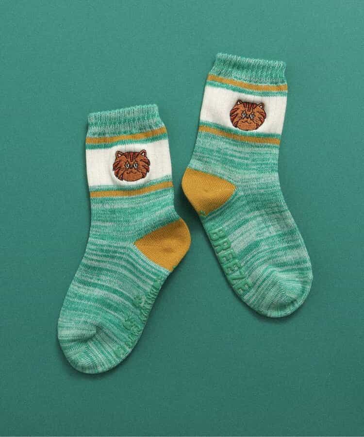 BREEZY CATS 3Pワンポイントソックス