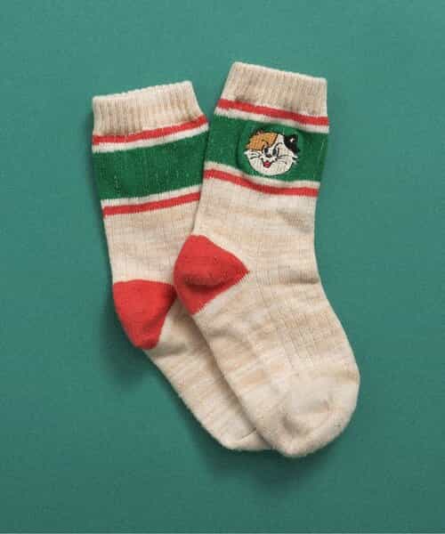 BREEZY CATS 3Pワンポイントソックス