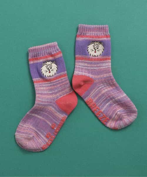 BREEZY CATS 3Pワンポイントソックス