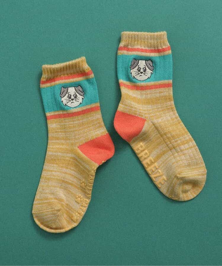 BREEZY CATS 3Pワンポイントソックス