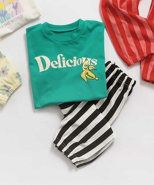 ★SALE★5柄半袖長パンツパジャマ