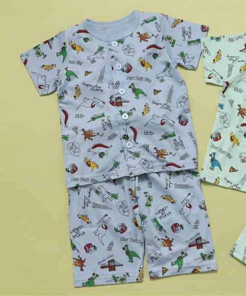 ★SALE★恐竜トラベル総柄パジャマ
