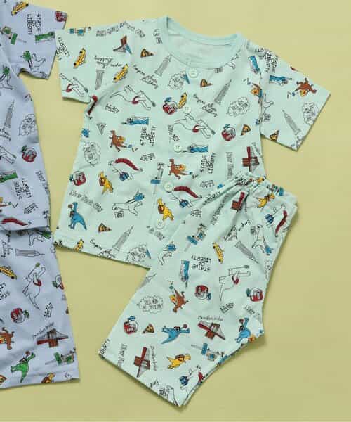 ★SALE★恐竜トラベル総柄パジャマ