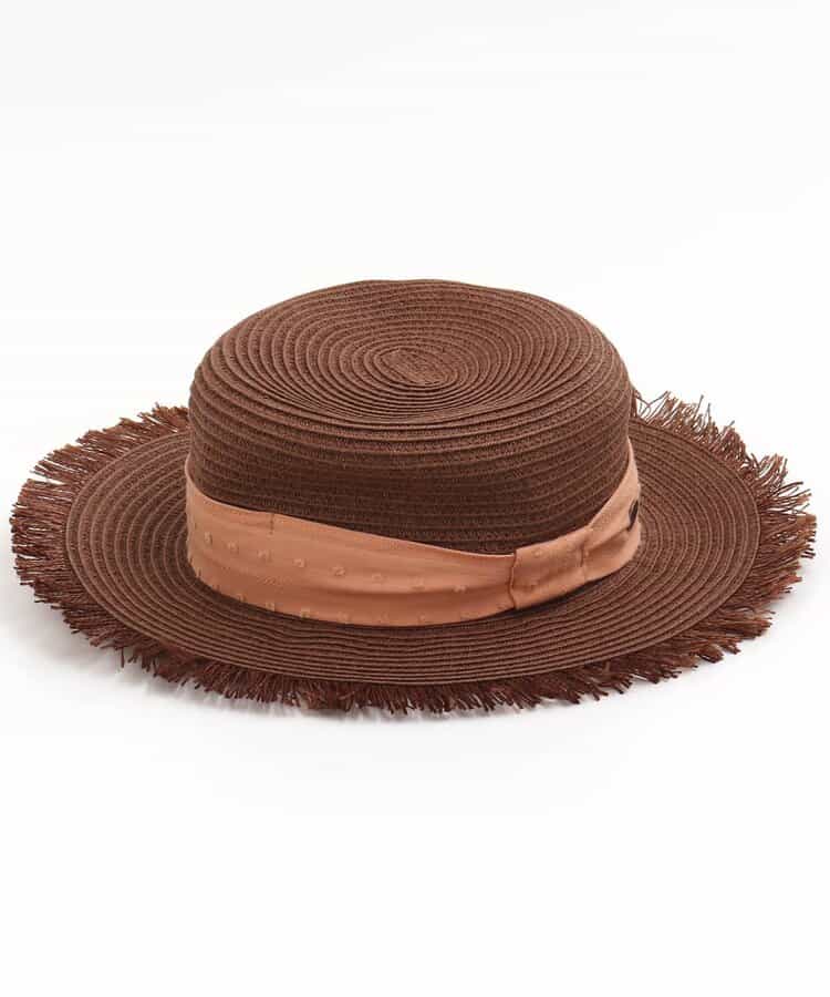 ★SALE★フリンジペーパーハット_UVカット
