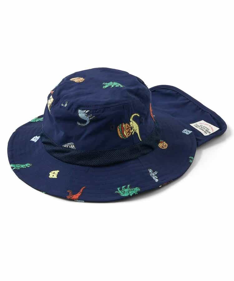 刺繍アウトドアハット_UVカット_撥水加工