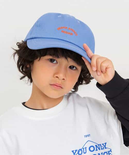 ロゴ刺繍キャップ_UVカット