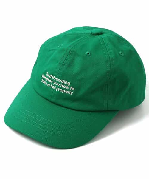 ロゴ刺繍キャップ_UVカット