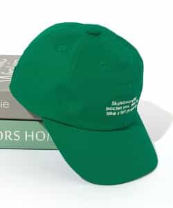 ロゴ刺繍キャップ_UVカット