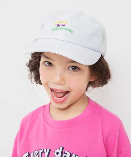 ロゴ刺繍キャップ_UVカット