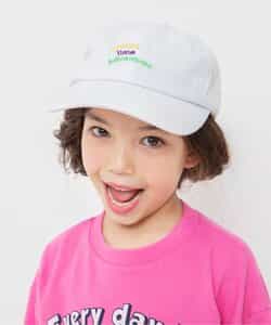 ロゴ刺繍キャップ_UVカット