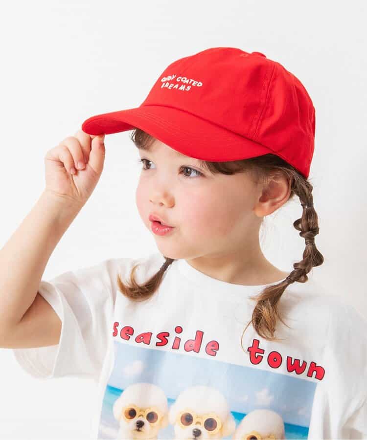 ロゴ刺繍キャップ_UVカット