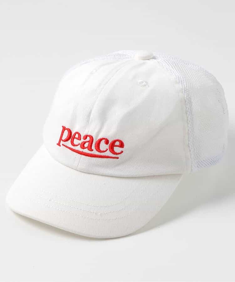 刺繍ロゴメッシュキャップ