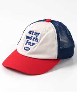 刺繍ロゴメッシュキャップ