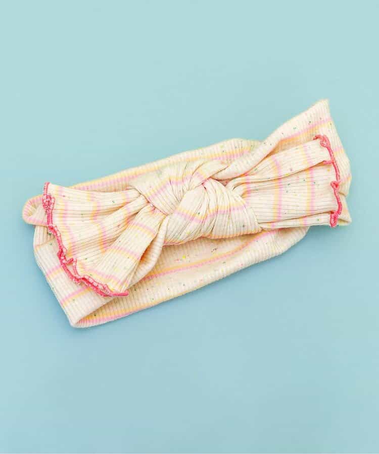 マルチボーダーリブヘアバンド