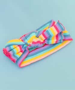 マルチボーダーリブヘアバンド