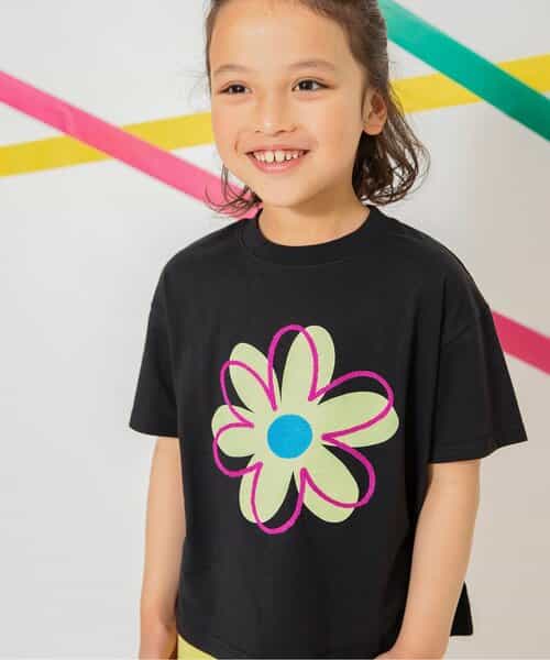 ☆SALE☆ビックフラワー刺繍Tシャツ（J307095）|BREEZE