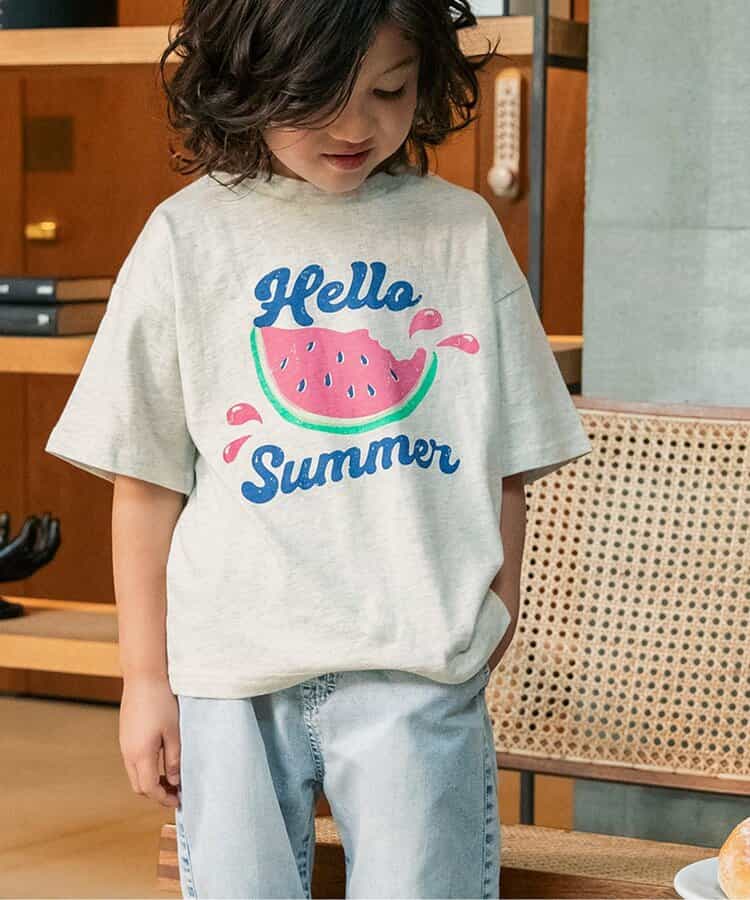 リゾートグラフィックTシャツ